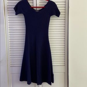 A line stunning navy Michael Kors dress!